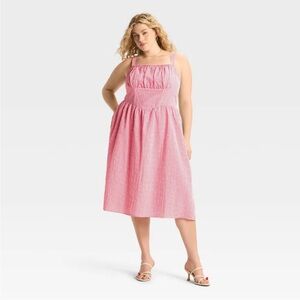 Wild Fable Milkmaid Midi A-Line Dress - XXL NWT